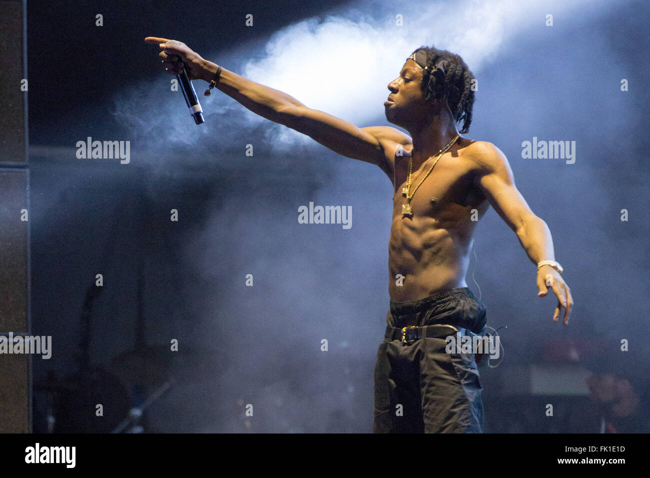 Okeechobee, Florida, USA. 4th Mar, 2016. Rapper JOEY BADASS (aka JO ...