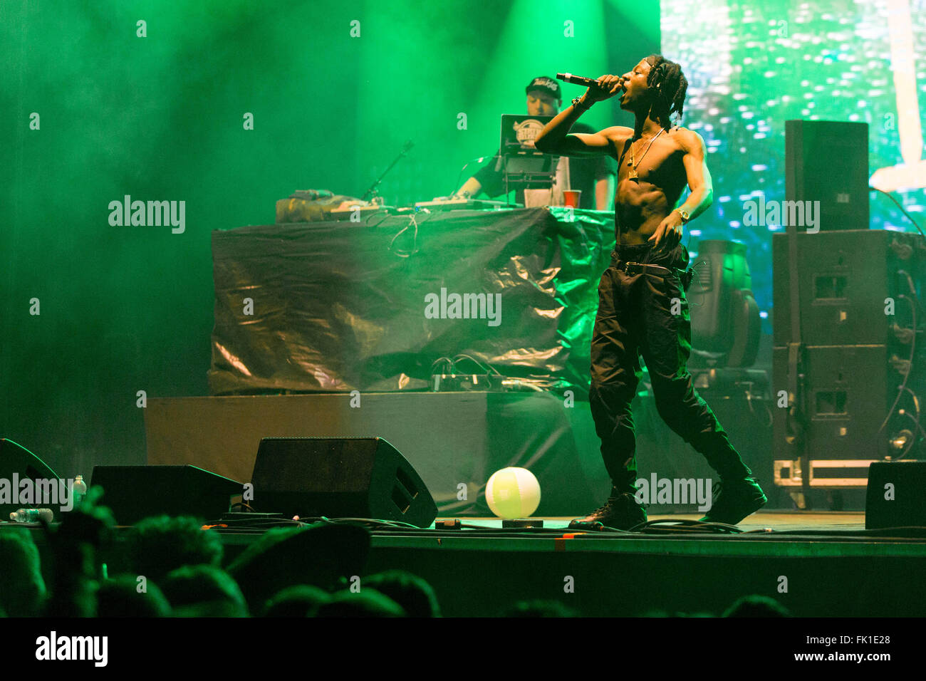 Okeechobee, Florida, USA. 4th Mar, 2016. Rapper JOEY BADASS (aka JO ...