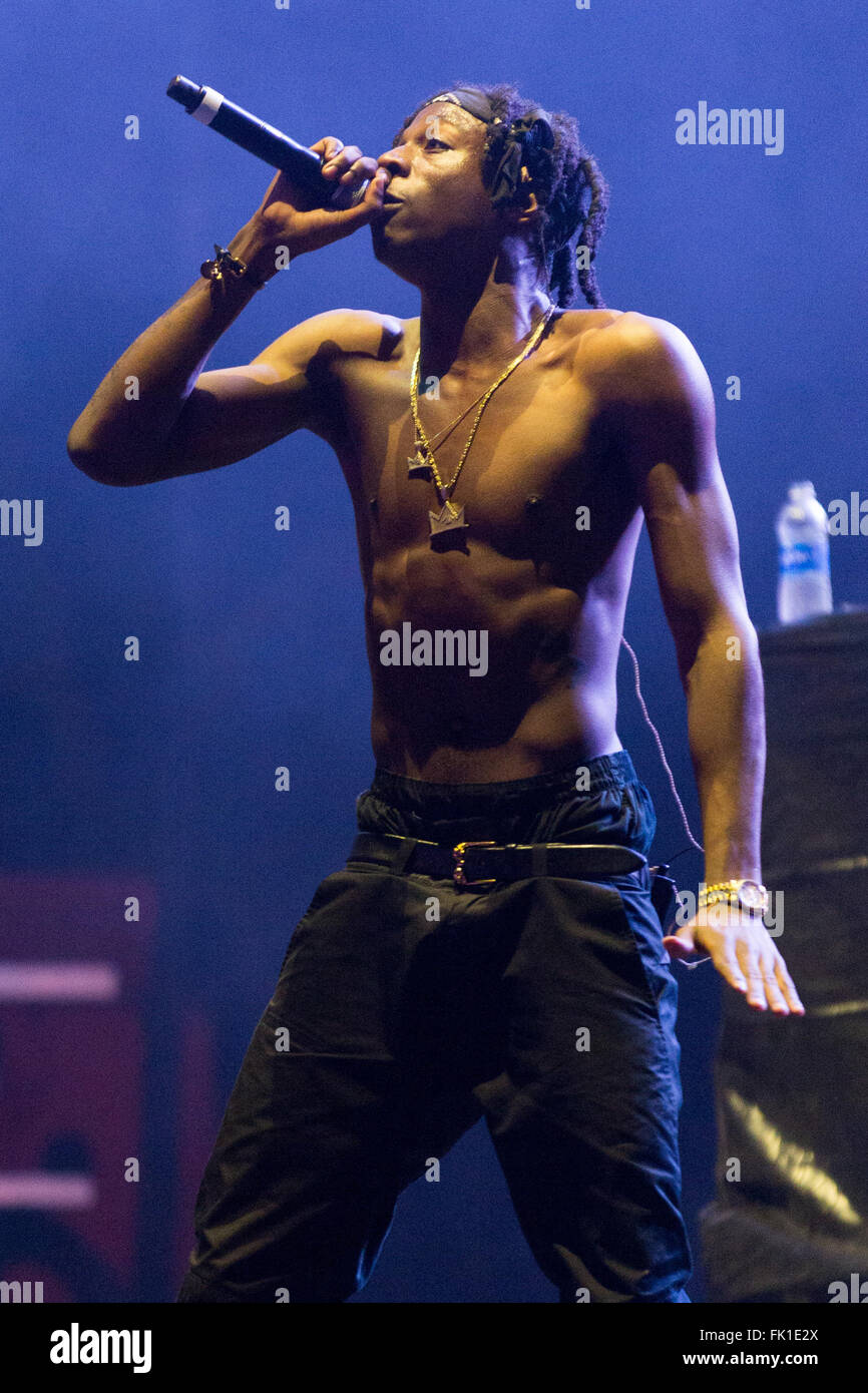 Okeechobee, Florida, USA. 4th Mar, 2016. Rapper JOEY BADASS (aka JO ...