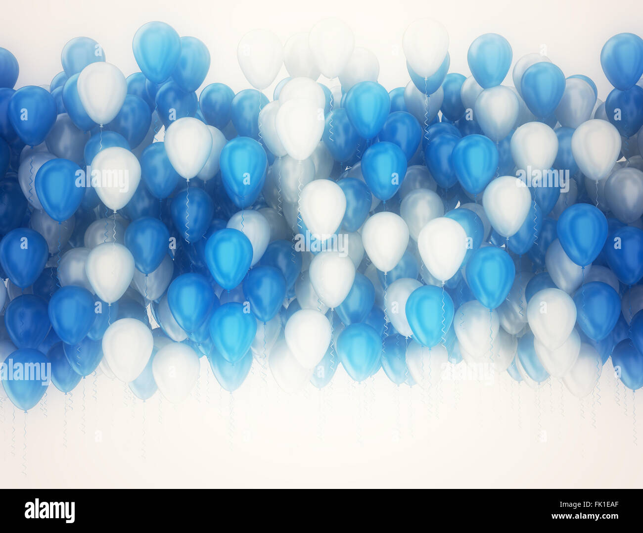 Party celebration balloons isolated on white Stock Photo - Alamy