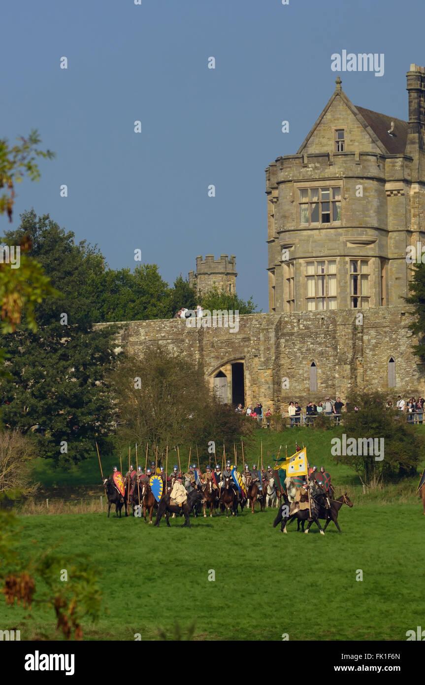 Battle of Hastings reenactment. Battle, East Sussex. England. UK