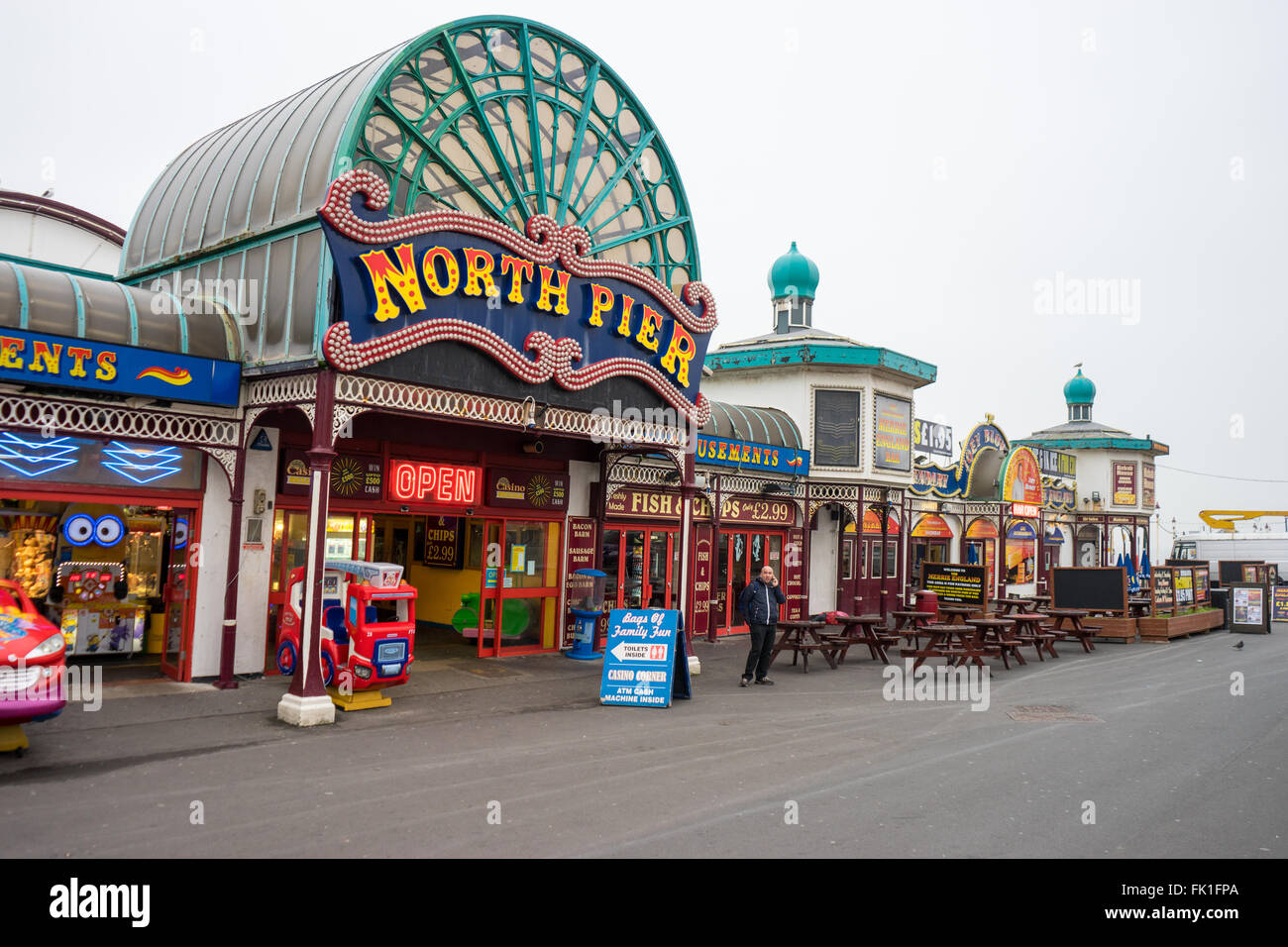 North pier, Blackpool Stock Photo