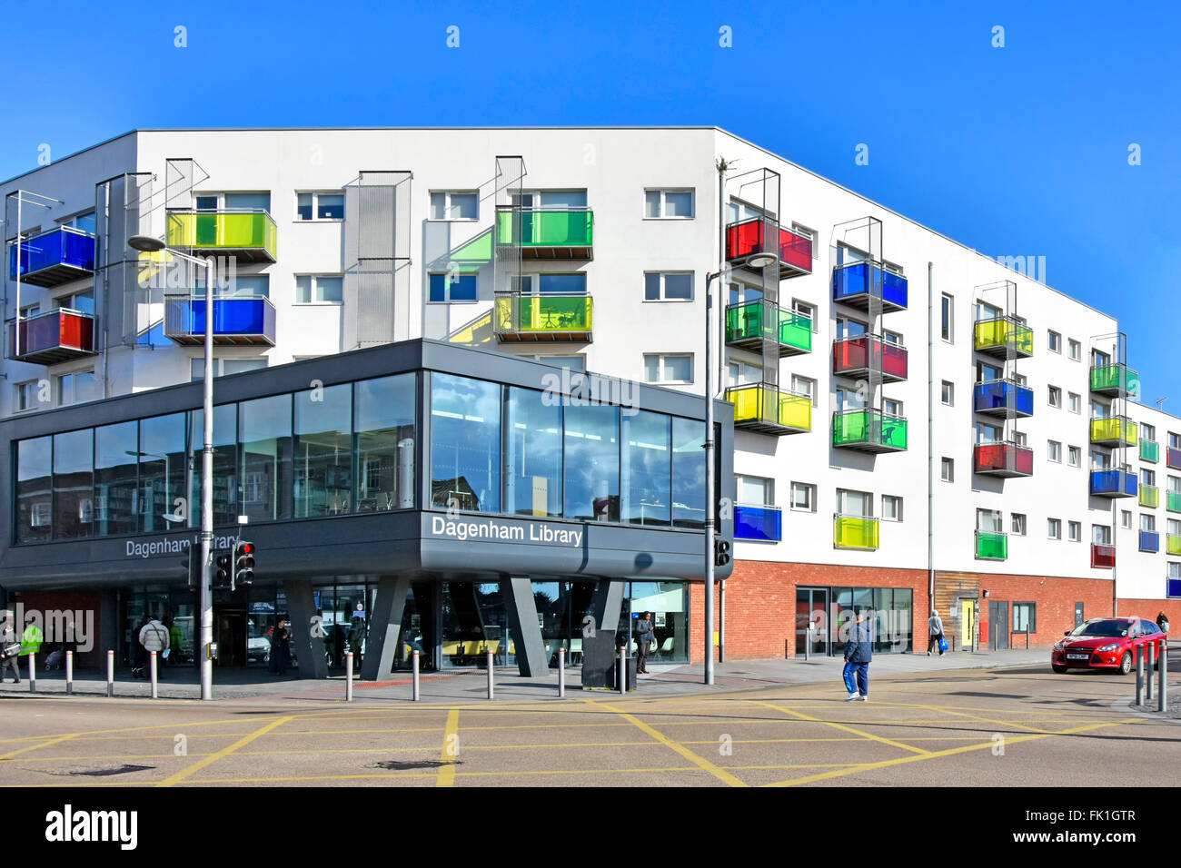 Becontree Estate New Modern Council Public Library Built In A Stock Photo Alamy Becontree Estate New Modern Council Public Library Built In A Stock Photo Alamy