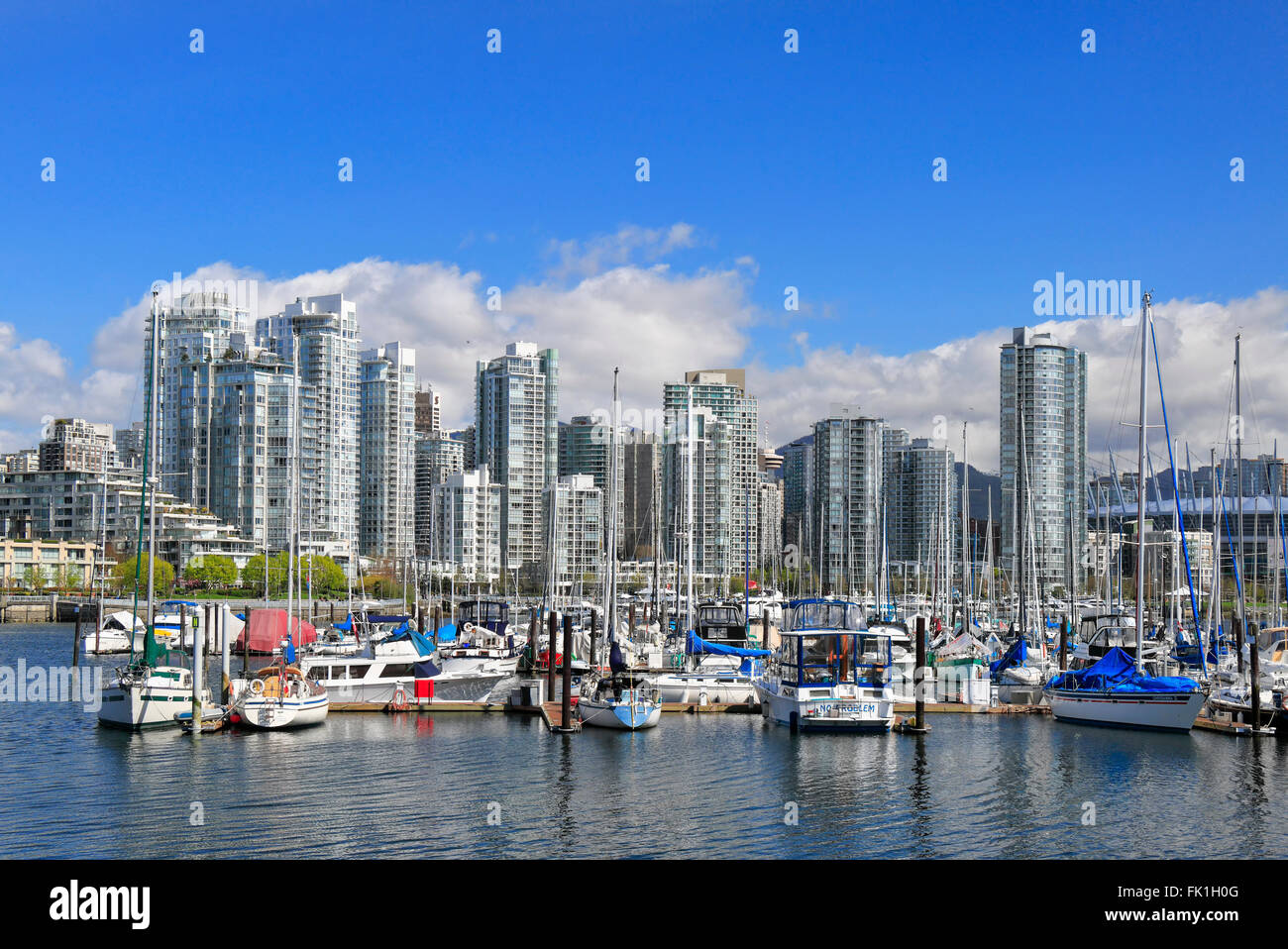 View of Downtown Vancouver from False Creek Stock Photo - Alamy