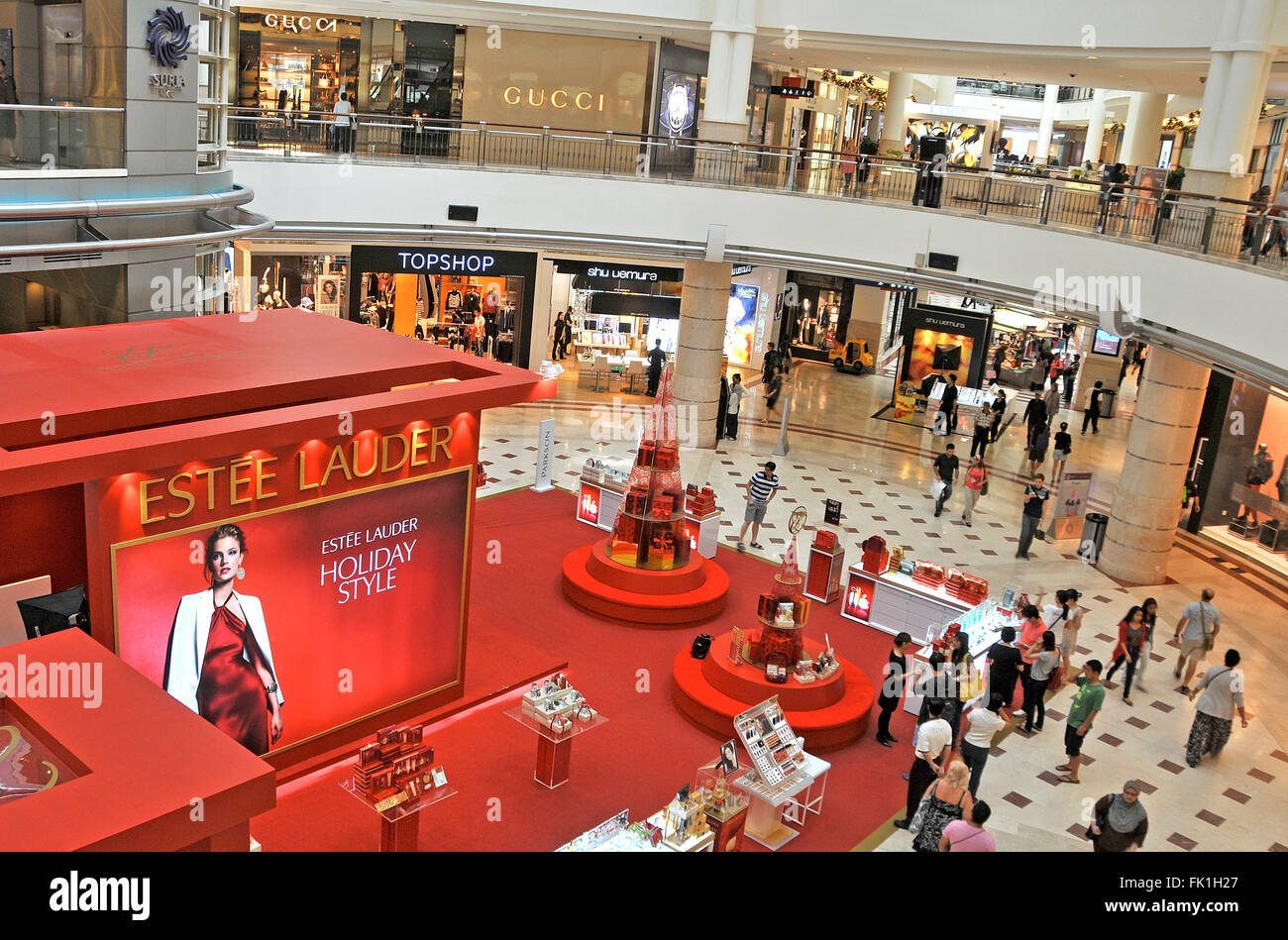 The Suria KLCC shopping Mall Kuala Lumpur Malaysia Stock Photo Alamy