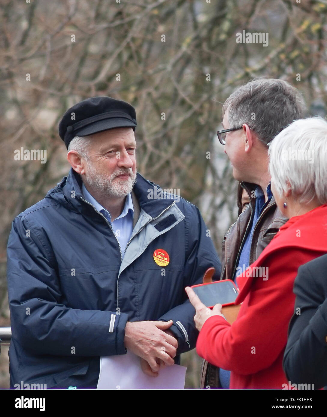 Cardiff Wales United Kingdom 5th March 2016 Anti Union Bill Protest Rally arranged by Welsh Trade Unions with Guest Speaker Jeremy Corbyn. Credit:  Sian Pearce Gordon/Alamy Live News Stock Photo