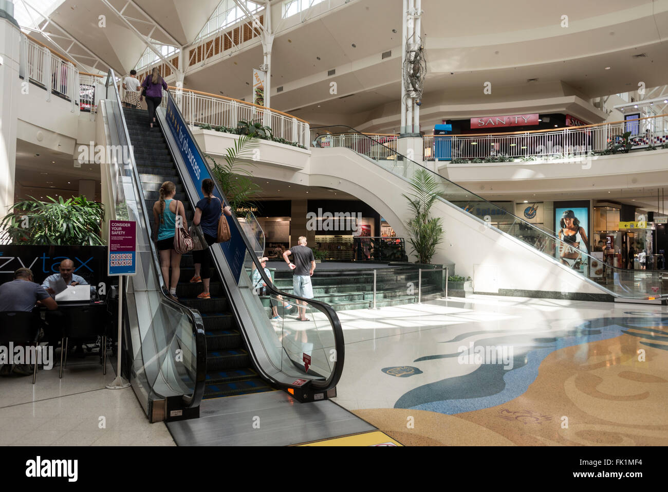 Cairns Central shopping mall in Cairns, Northern Queensland, Australia
