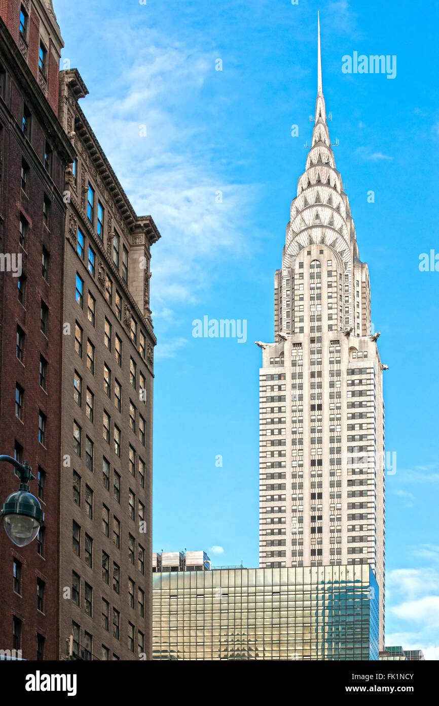 NEW YORK CITY - MARCH 24: The Chrysler building was the world's tallest building (319 m) before it was surpassed by the Empire S Stock Photo