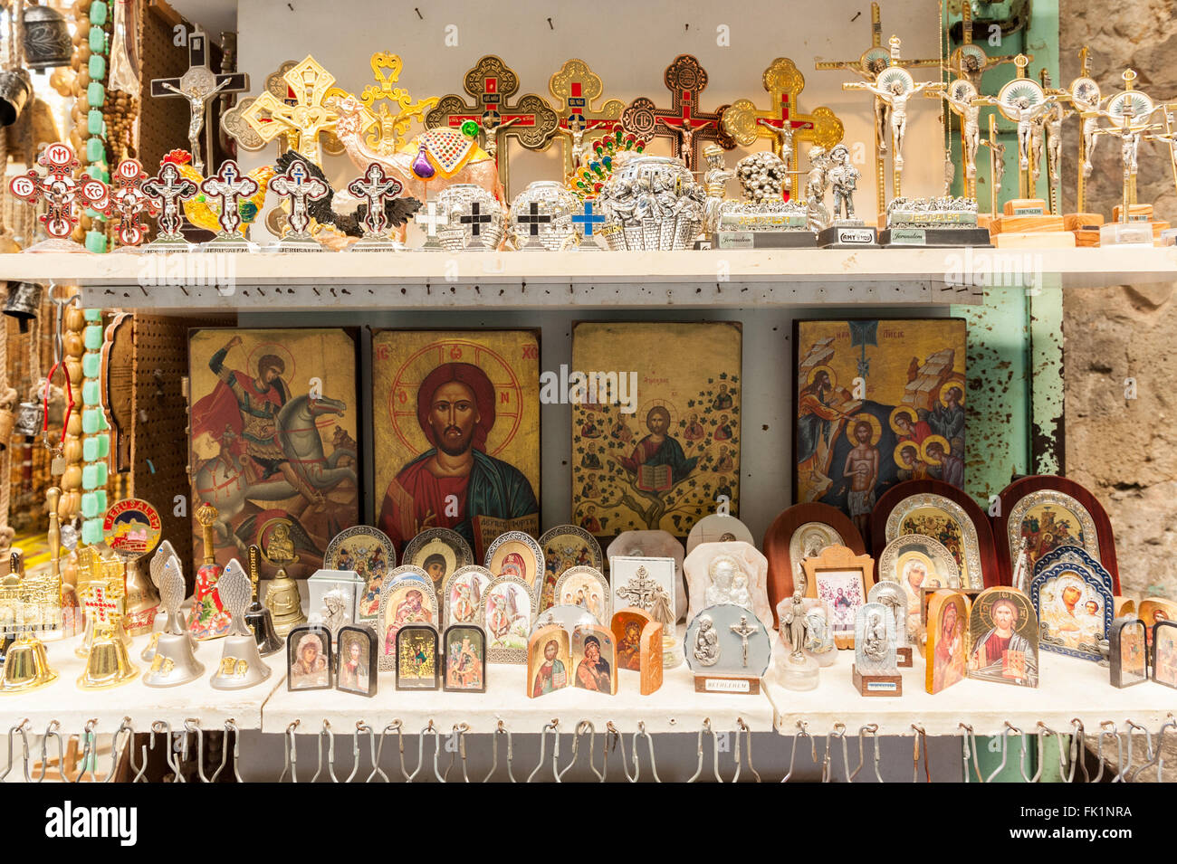 Israel, Jerusalem, souvenir shops in the old city Stock Photo - Alamy