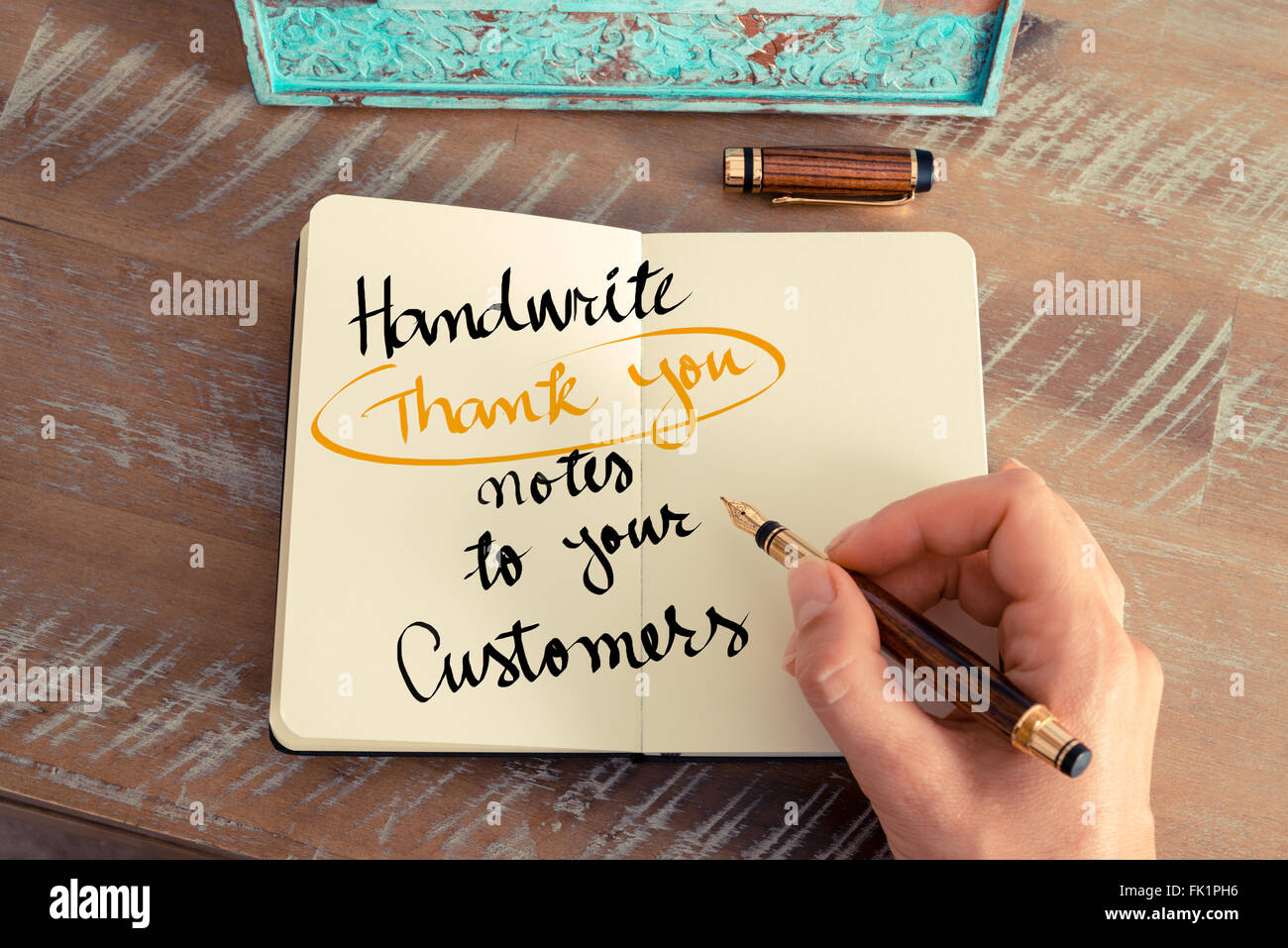 Thank you writing pen hi-res stock photography and images - Alamy