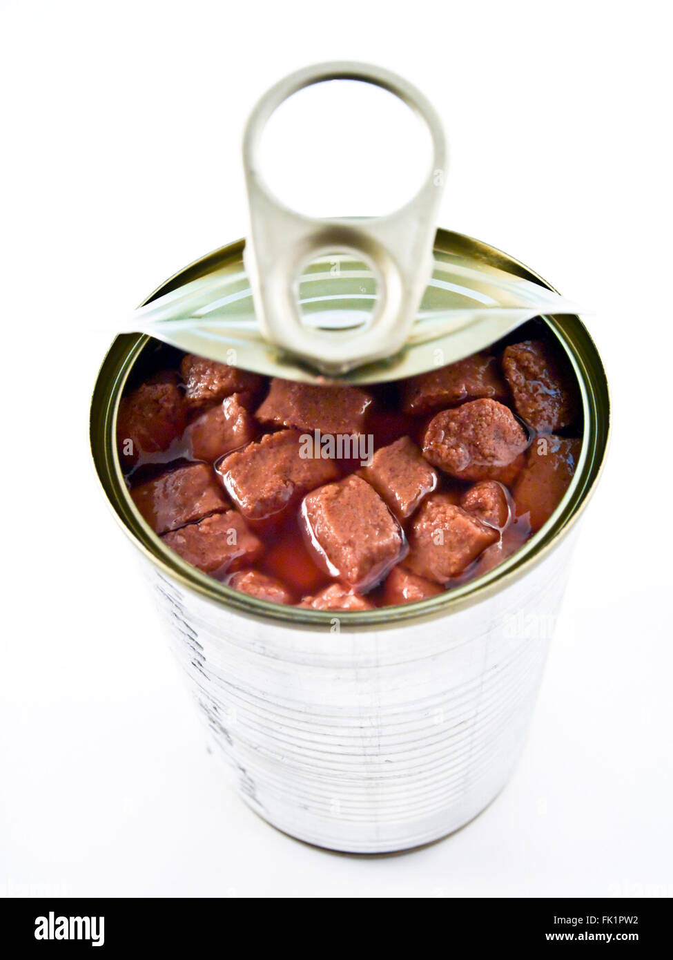 opened canned food Stock Photo Alamy