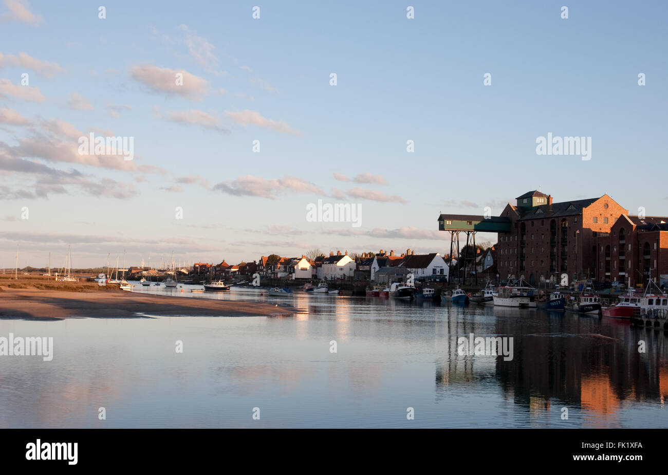 The harbour at Wells next the sea, Norfolk Stock Photo - Alamy