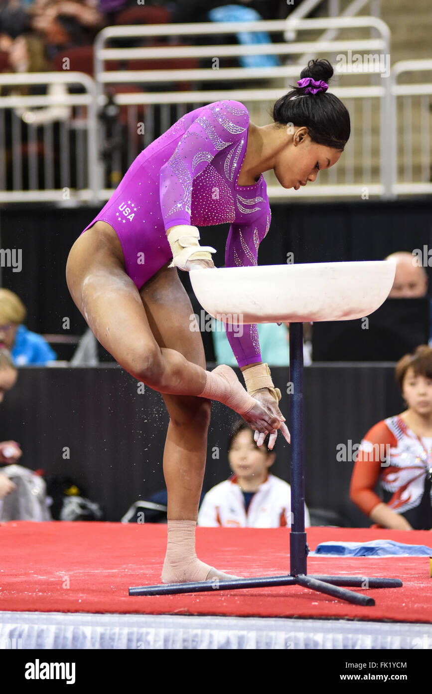 Gabby Douglas quando era piccola