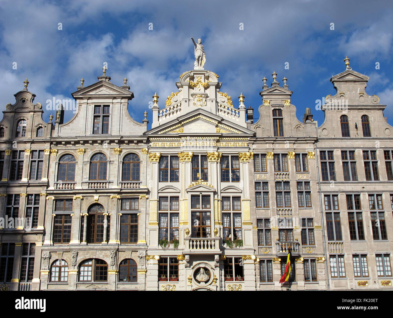 Grand-Place,La Chaloupe d'Or brewery, Brussels,Belgium Stock Photo