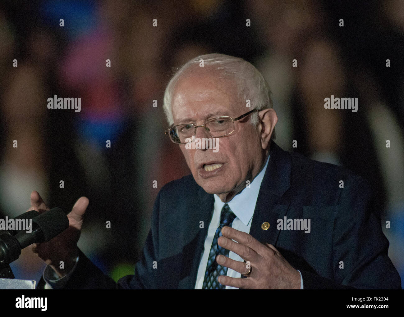 Lawrence, Kansas, USA, 3rd March, 2016 Democratic Presidential