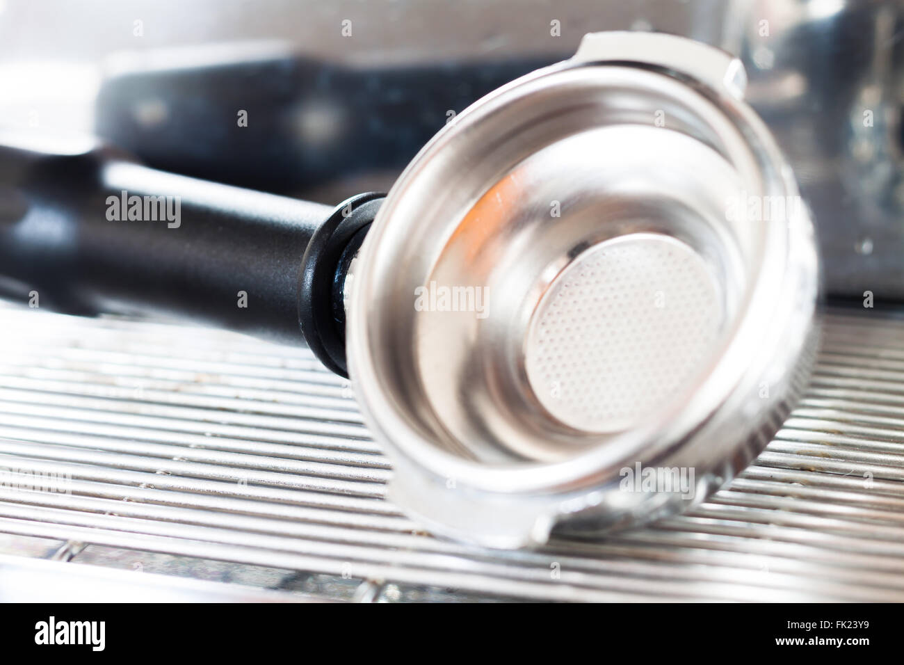 Coffee grind in group with coffee machine, stock photo Stock Photo Alamy