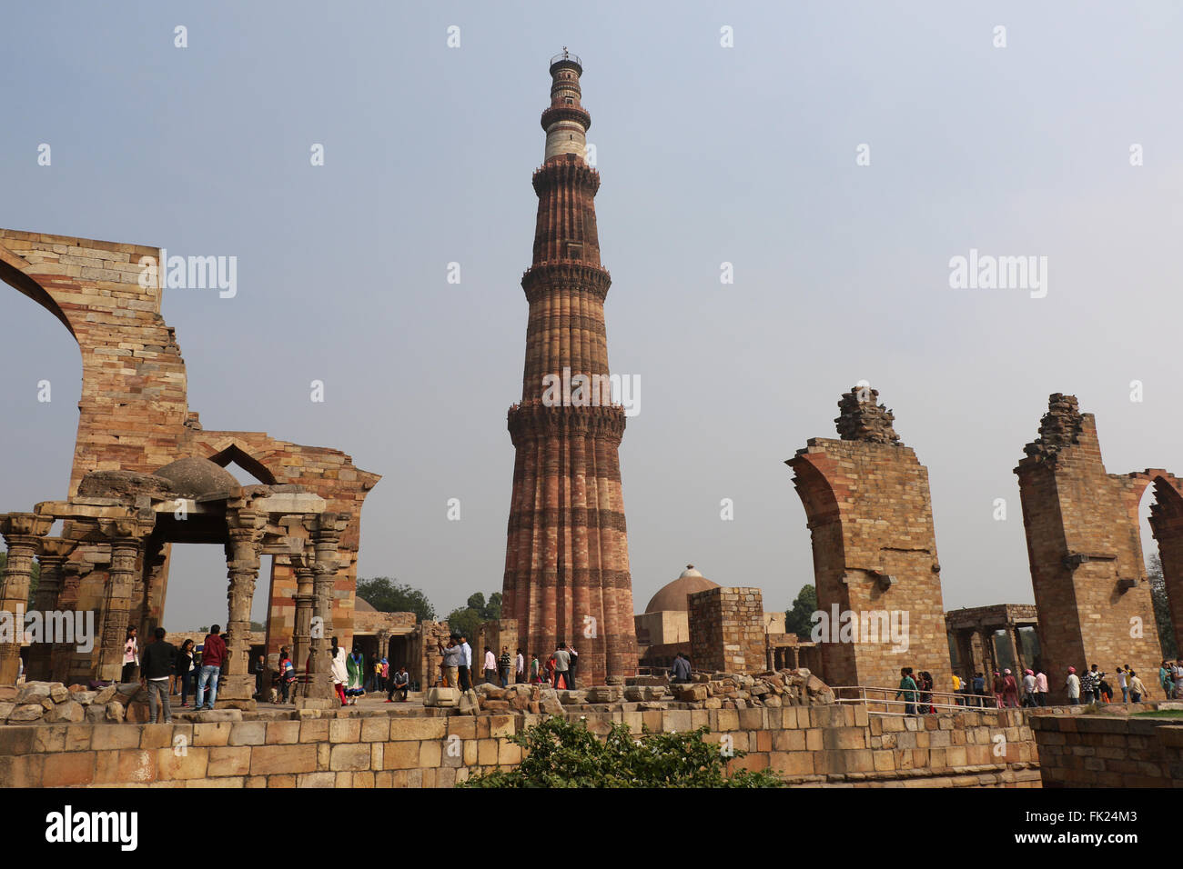 Qutub Minar courtyard and its ruins - the tallest minaret in India, UNESCO World Heritage Site. People like to visit here regula Stock Photo - Alamy Qutub Minar courtyard and its ruins - the tallest minaret in India, UNESCO World Heritage Site. People like to visit here regula Stock Photo - Alamy