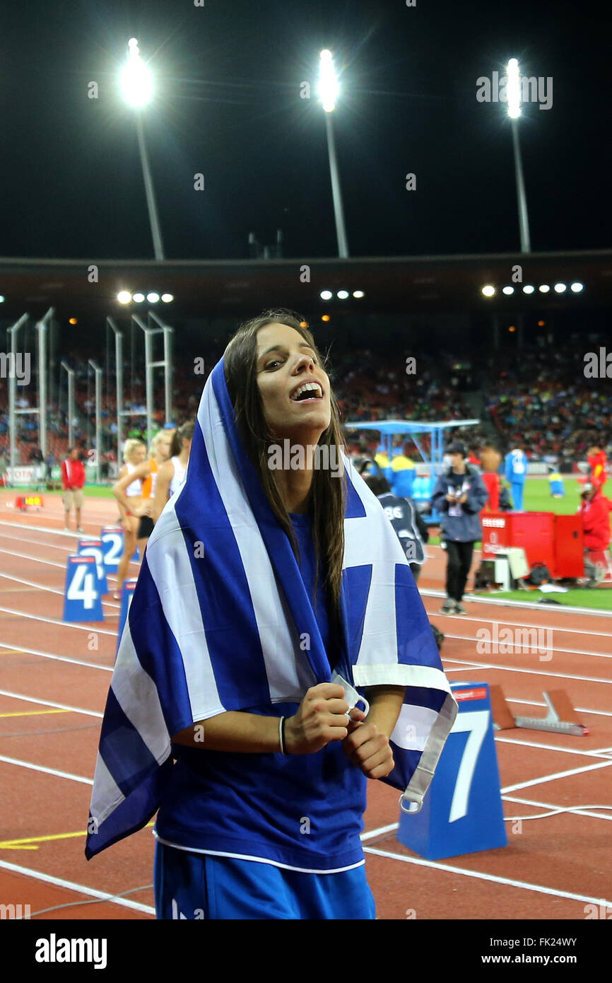 Womens Pole Vault Final. Katerina Stefanidi (GRE) Silver Medal at the