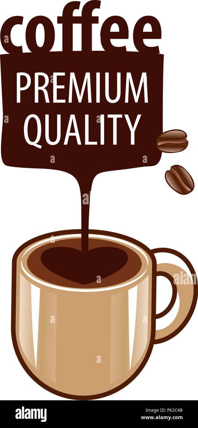 vector logo for coffee Stock Vector Image & Art - Alamy