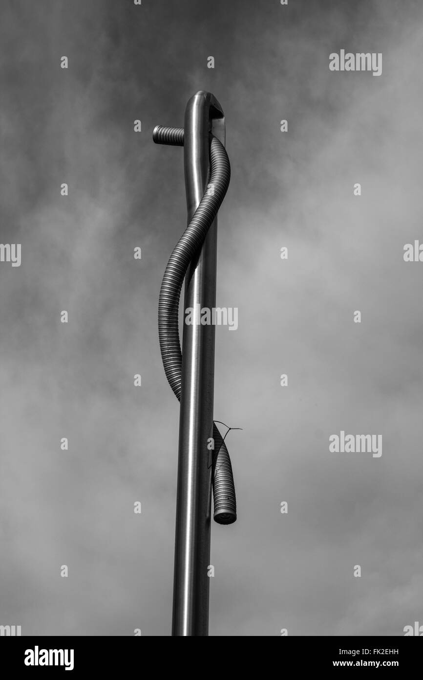 Redditch Needle Sculpture Stock Photo Alamy