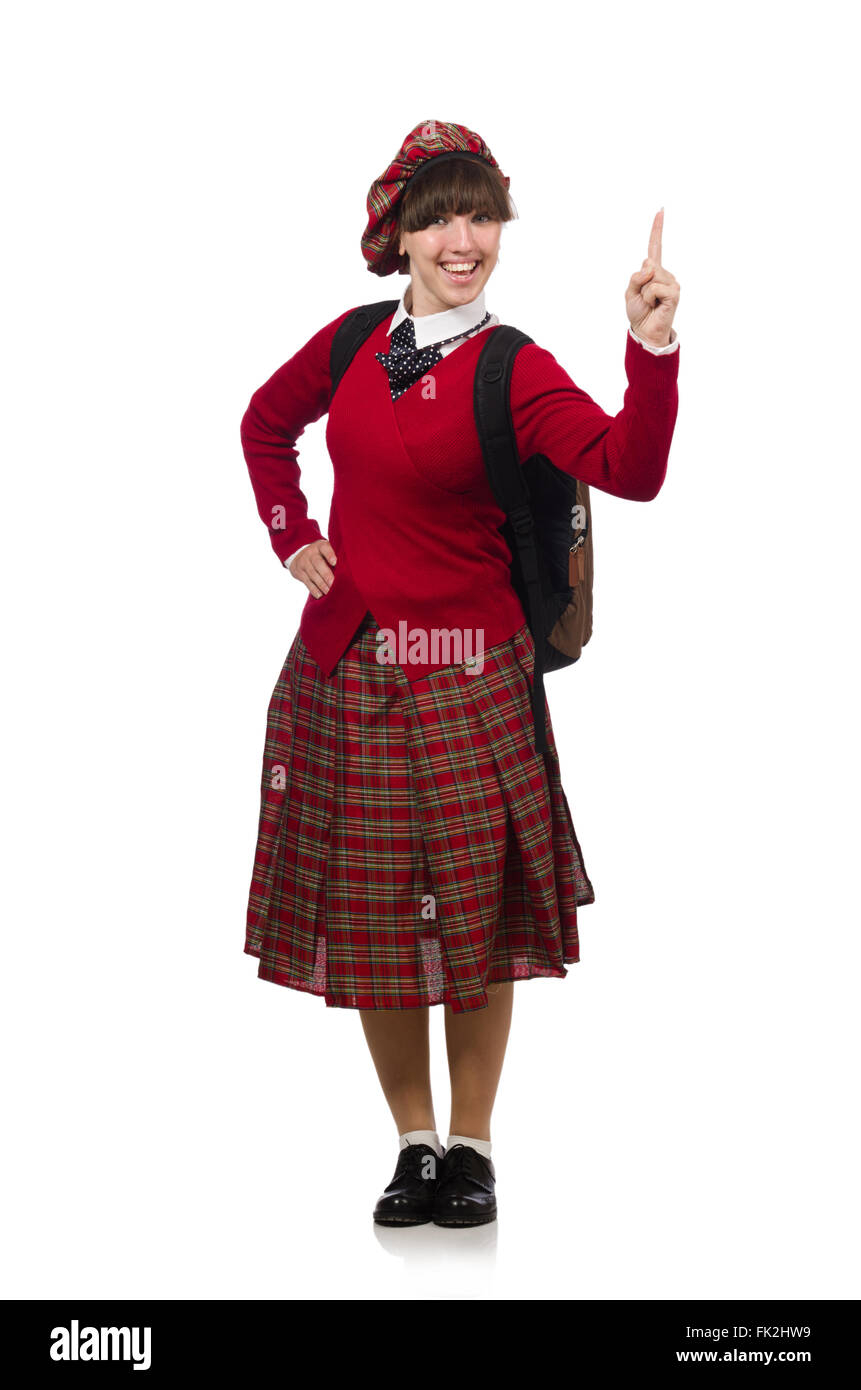 Blouse or Vest Lolita Scottish Tartan Cloth