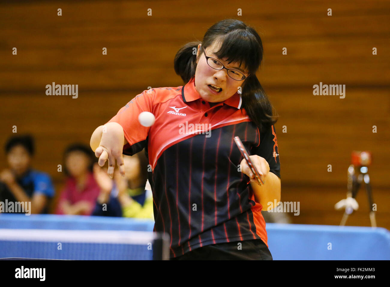 Osaka, Japan. 5th Mar, 2016. Hiyori Maruyama Table Tennis Japan Open