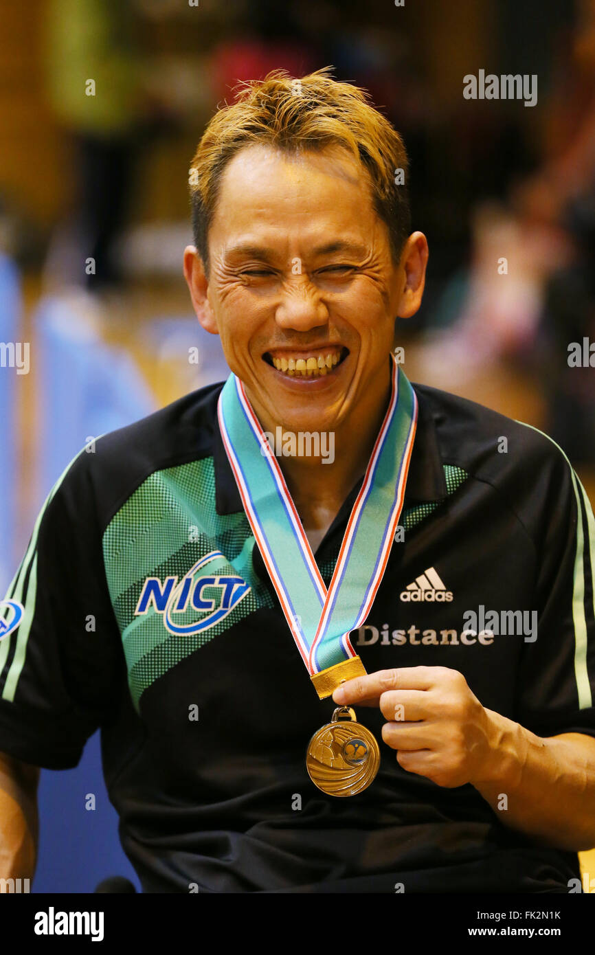 Osaka, Japan. 5th Mar, 2016. Shinichi Yoshida Table Tennis Japan Open