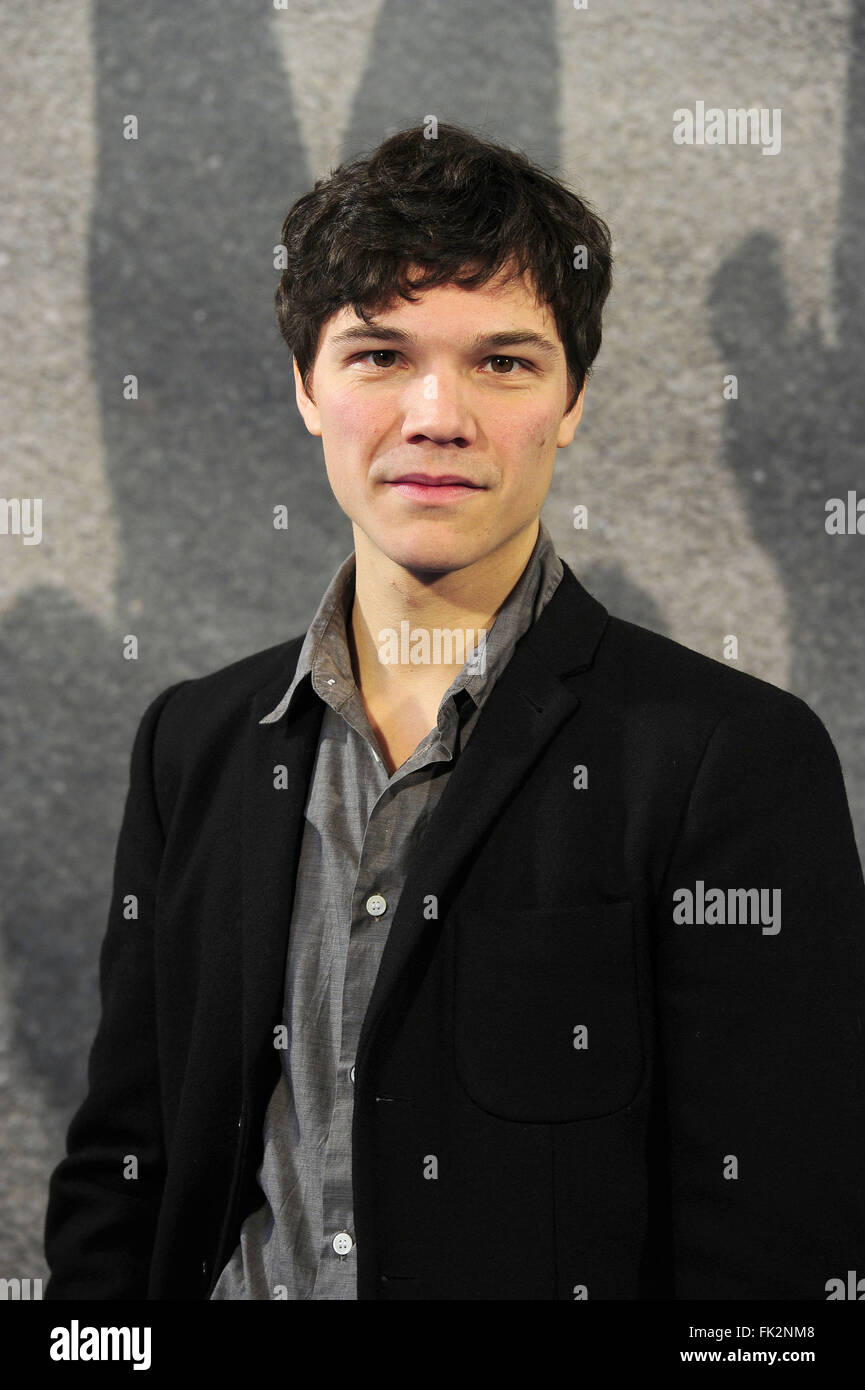 Photocall for ARD trilogy 'Mitten in Deutschland: NSU' at Cafe im Zeughaus  Featuring: Sebastian Urzendowsky Where: Berlin, Germany When: 04 Feb 2016 Stock Photo