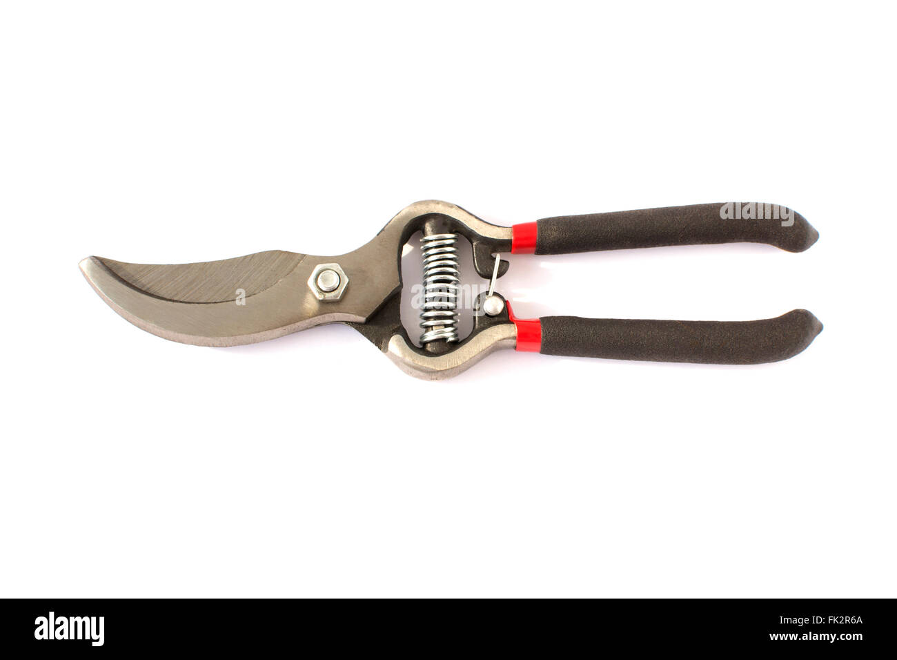 Pair of Garden Secateurs for plant trimming Stock Photo Alamy