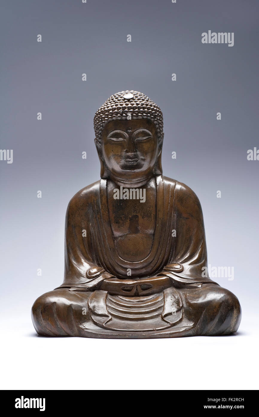 Bronze Buddha Statue Stock Photo Alamy