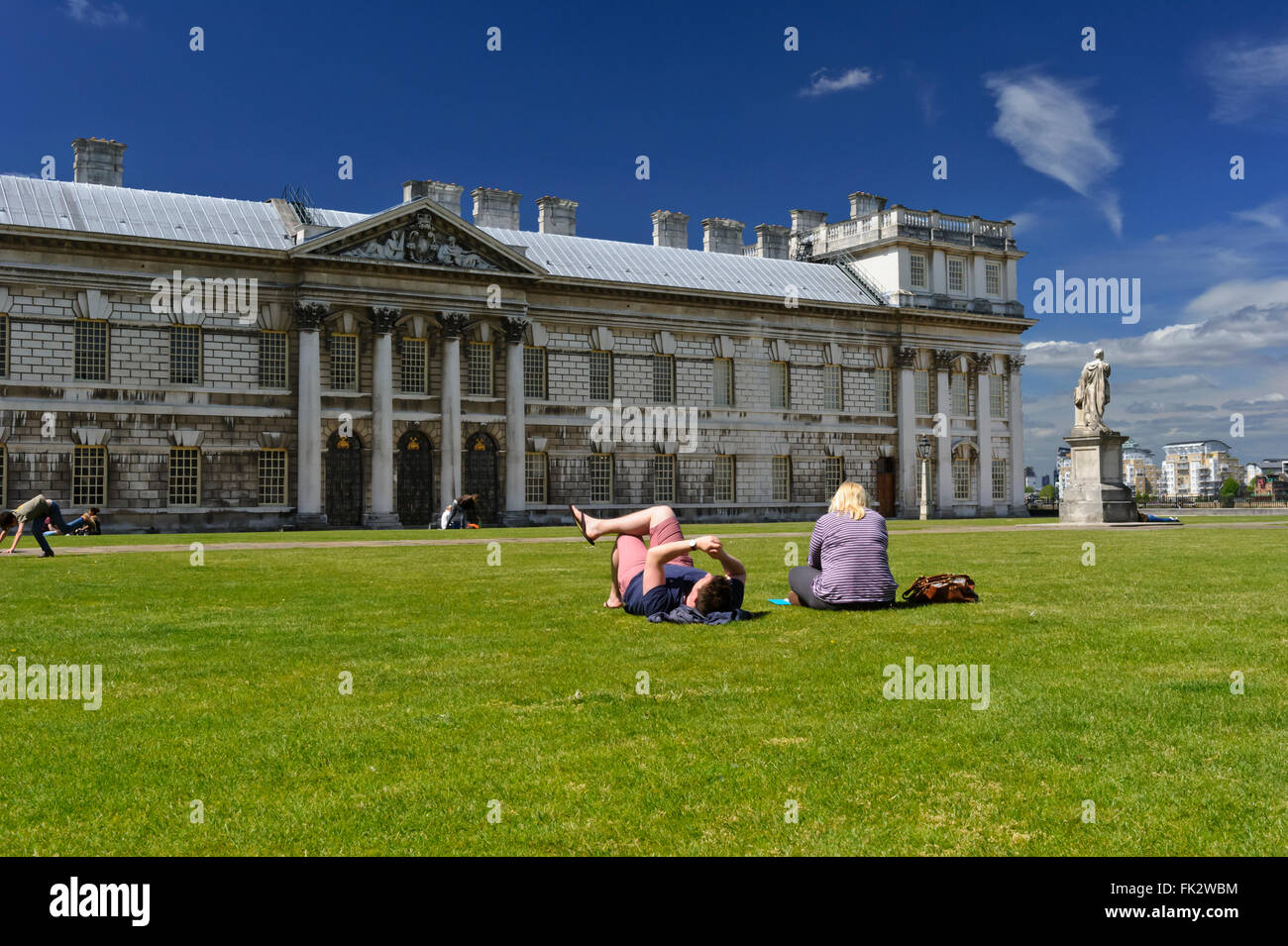 The Admiral's House at the historic Royal Naval College, Greenwich