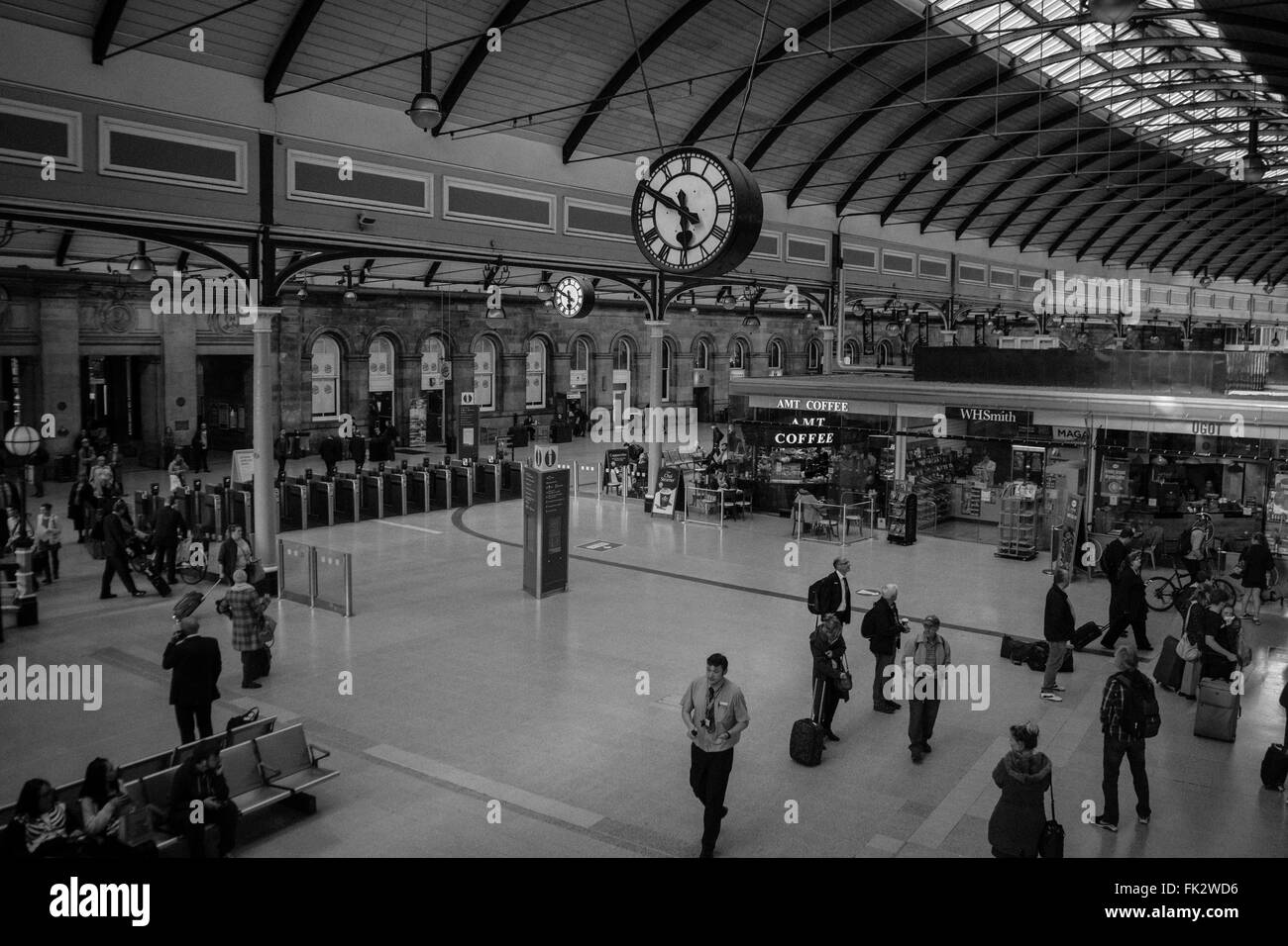 Newcastle Central Station Stock Photo Alamy