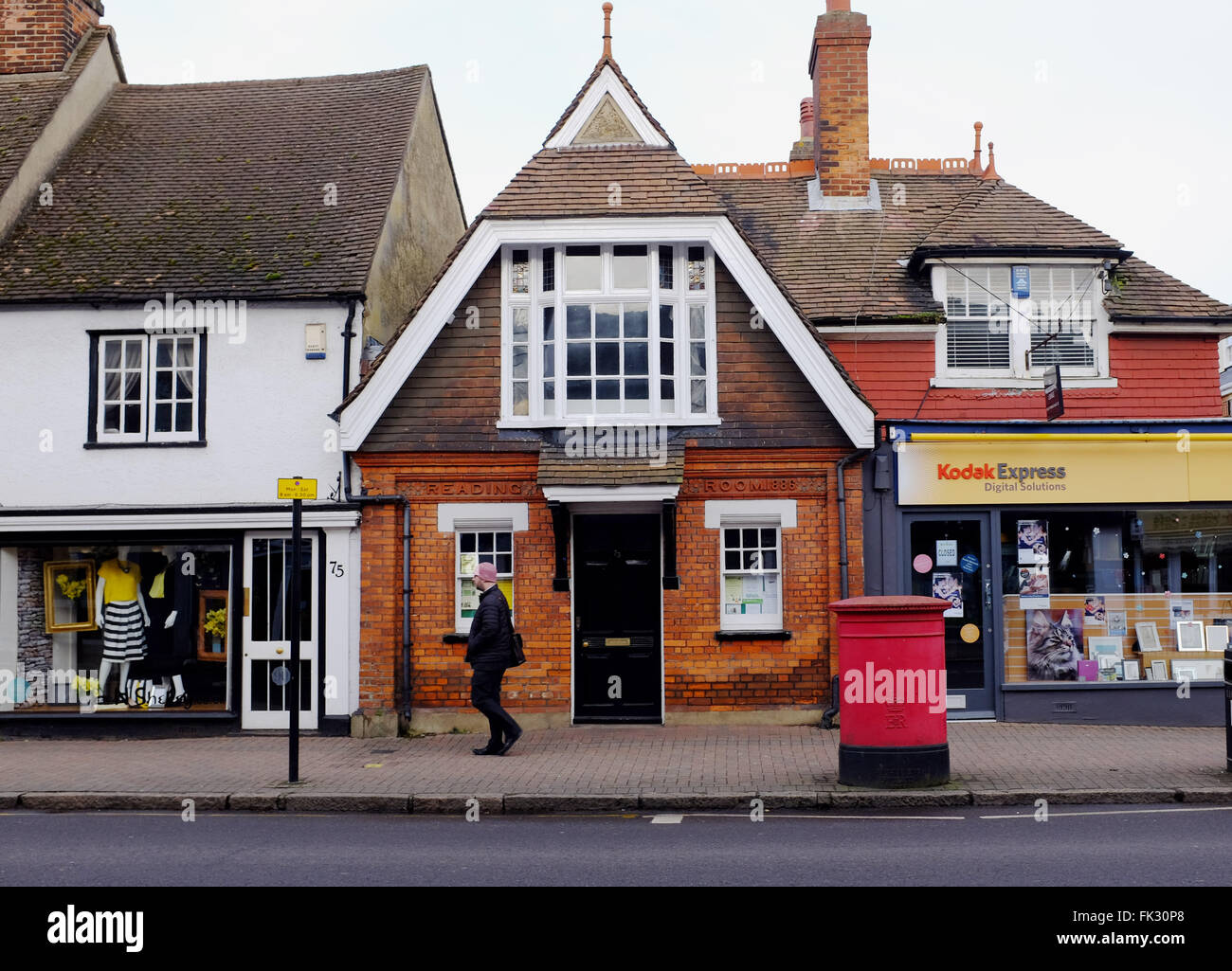 Billericay Essex Uk The Old Reading Rooms Stock Photo