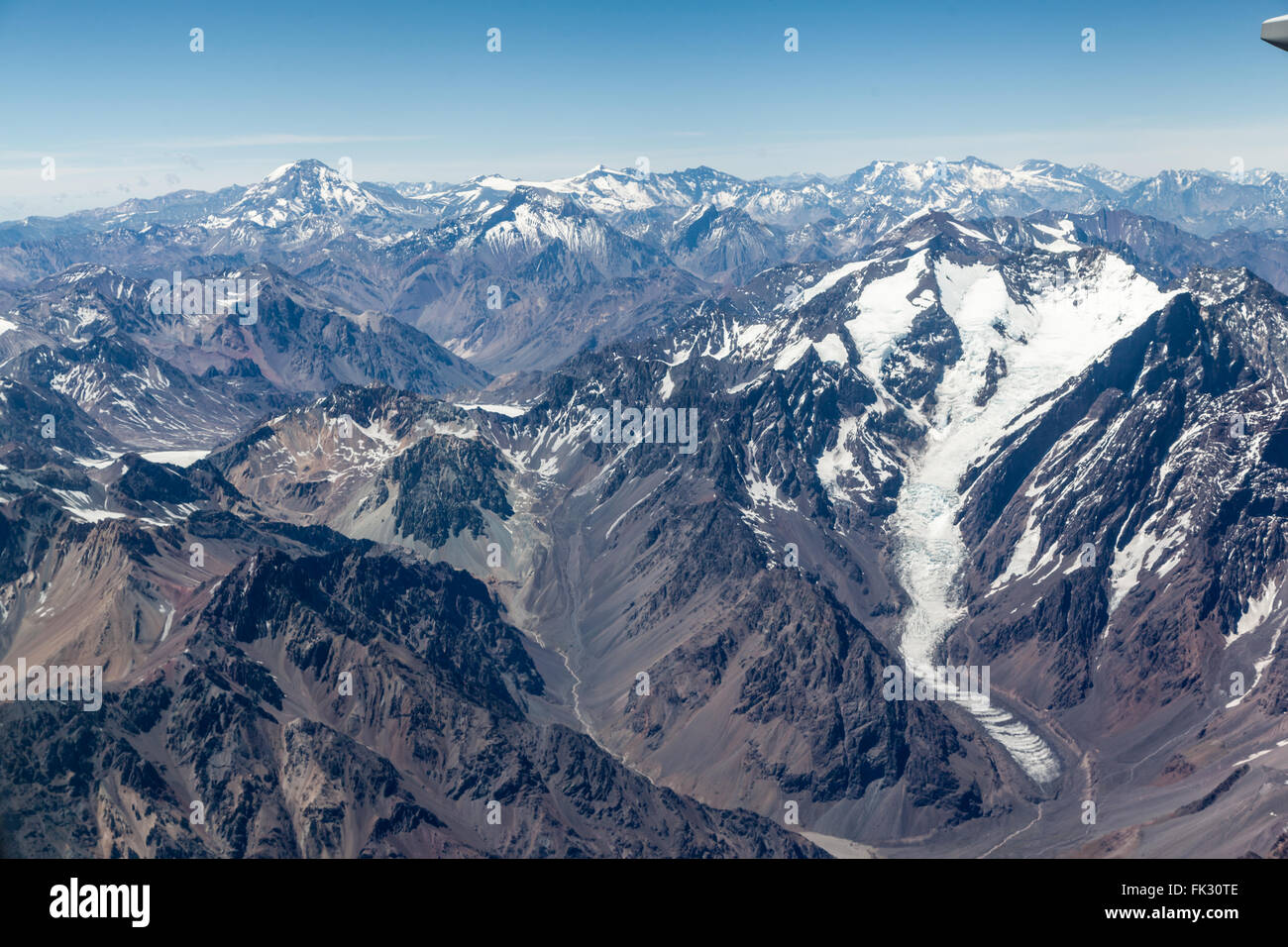 Cordillera de Los Andes Stock Photo - Alamy