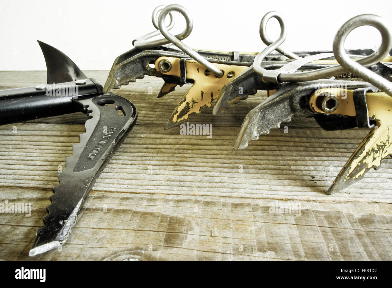 ice climbing technical gear Stock Photo Alamy