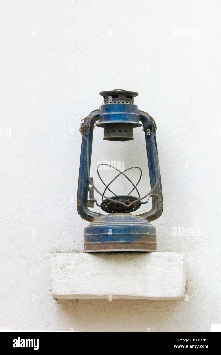 A lantern without glass Stock Photo Alamy