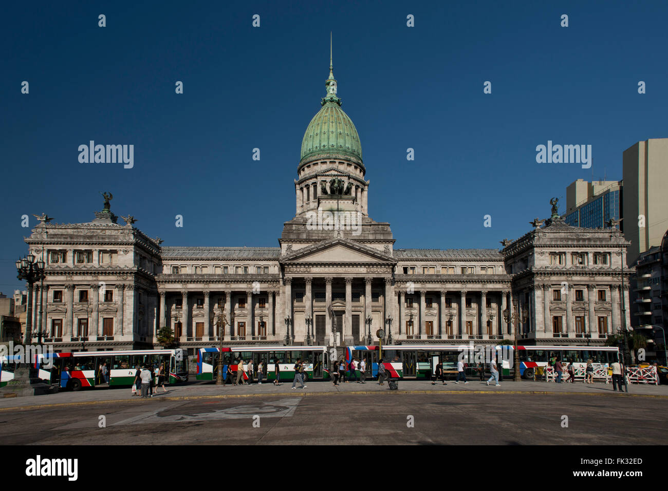the palace of the national congress of argentina in buenos aires Stock ...