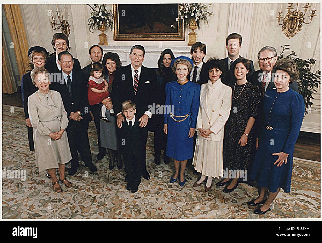 Ronald reagan 1985 family hi-res stock photography and images - Alamy