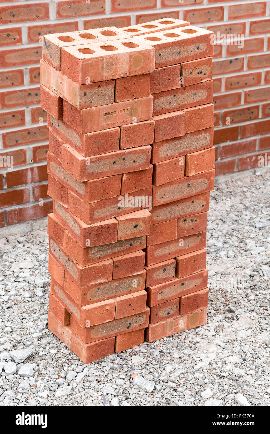 Bricks in house construction in hi-res stock photography and images - Alamy