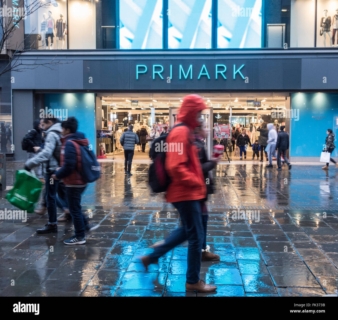 Primark store on northumberland street hires stock photography and