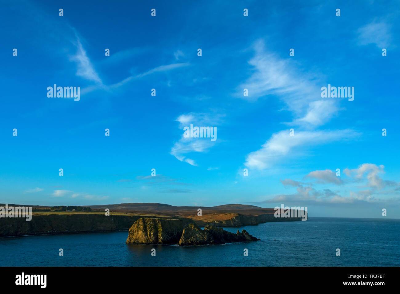 Head from the coastal path at Brough Bay, Caithness, Scotland