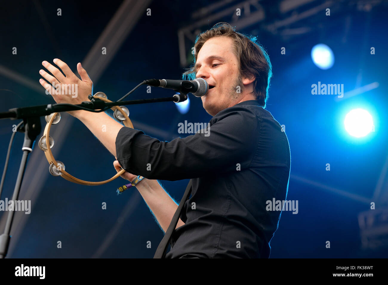 Tambourine for concert music hi-res stock photography and images - Alamy