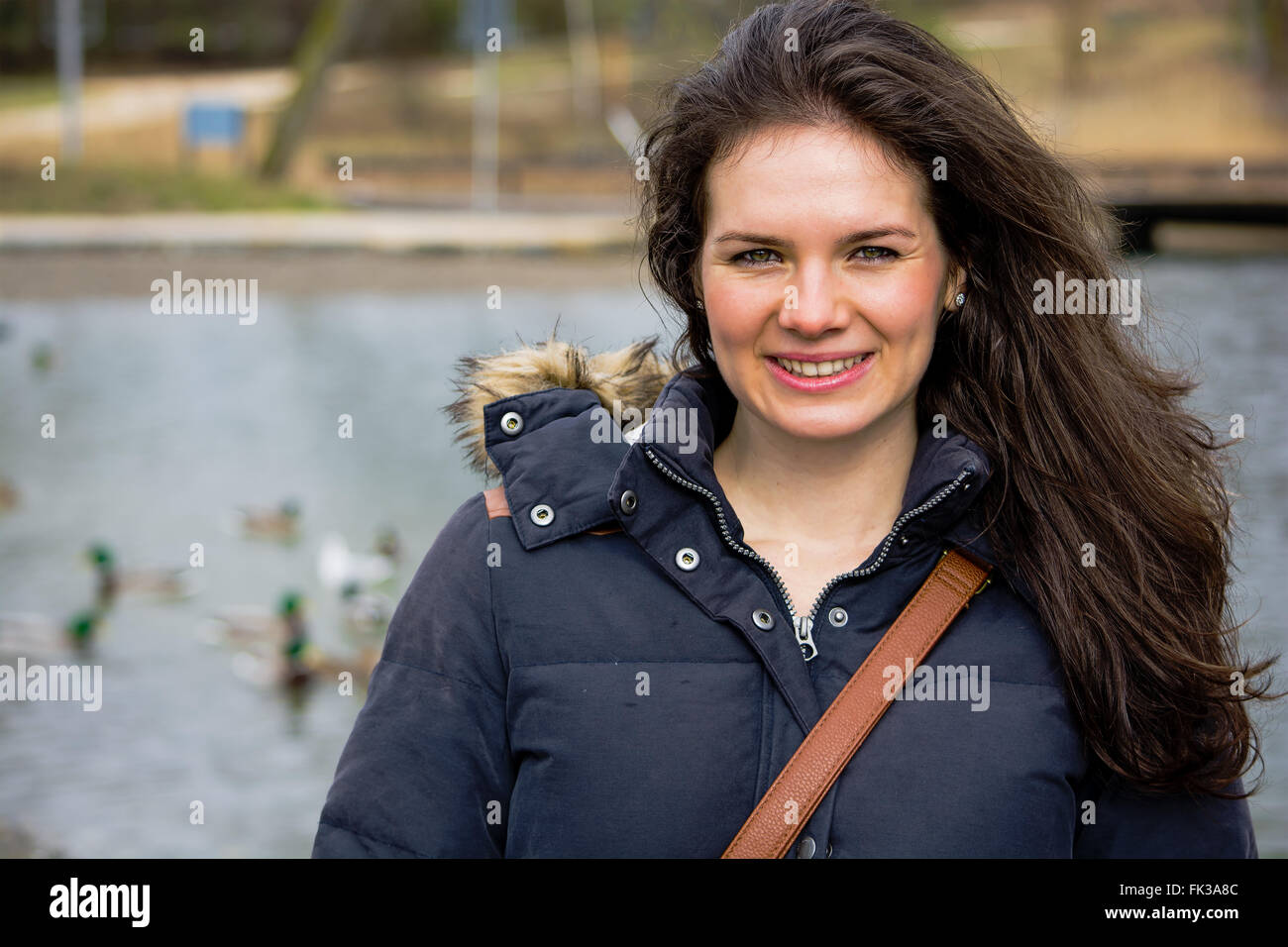 Beautiful woman with long hair hi-res stock photography and images - Alamy