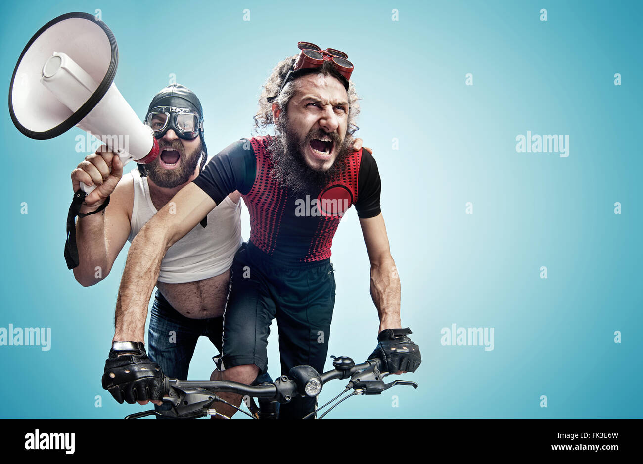 Tandem bicycle funny hires stock photography and images Alamy