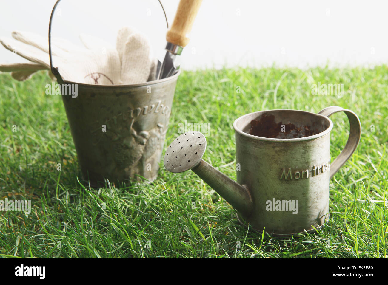 Tools grass hi-res stock photography and images - Alamy
