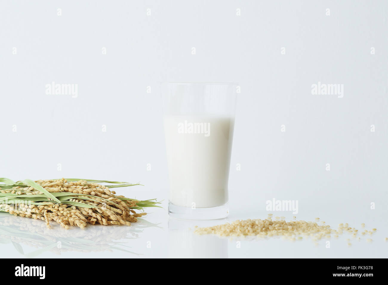 Rice and milk Stock Photo Alamy
