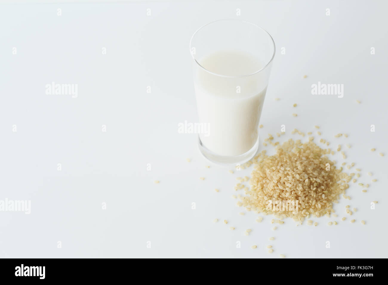 Rice and milk Stock Photo Alamy
