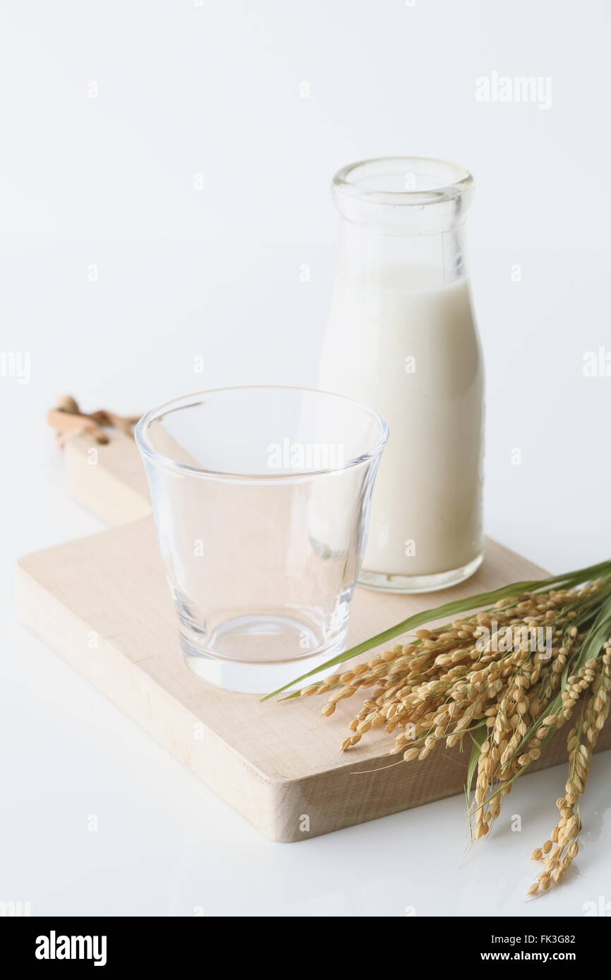 Rice and milk Stock Photo Alamy