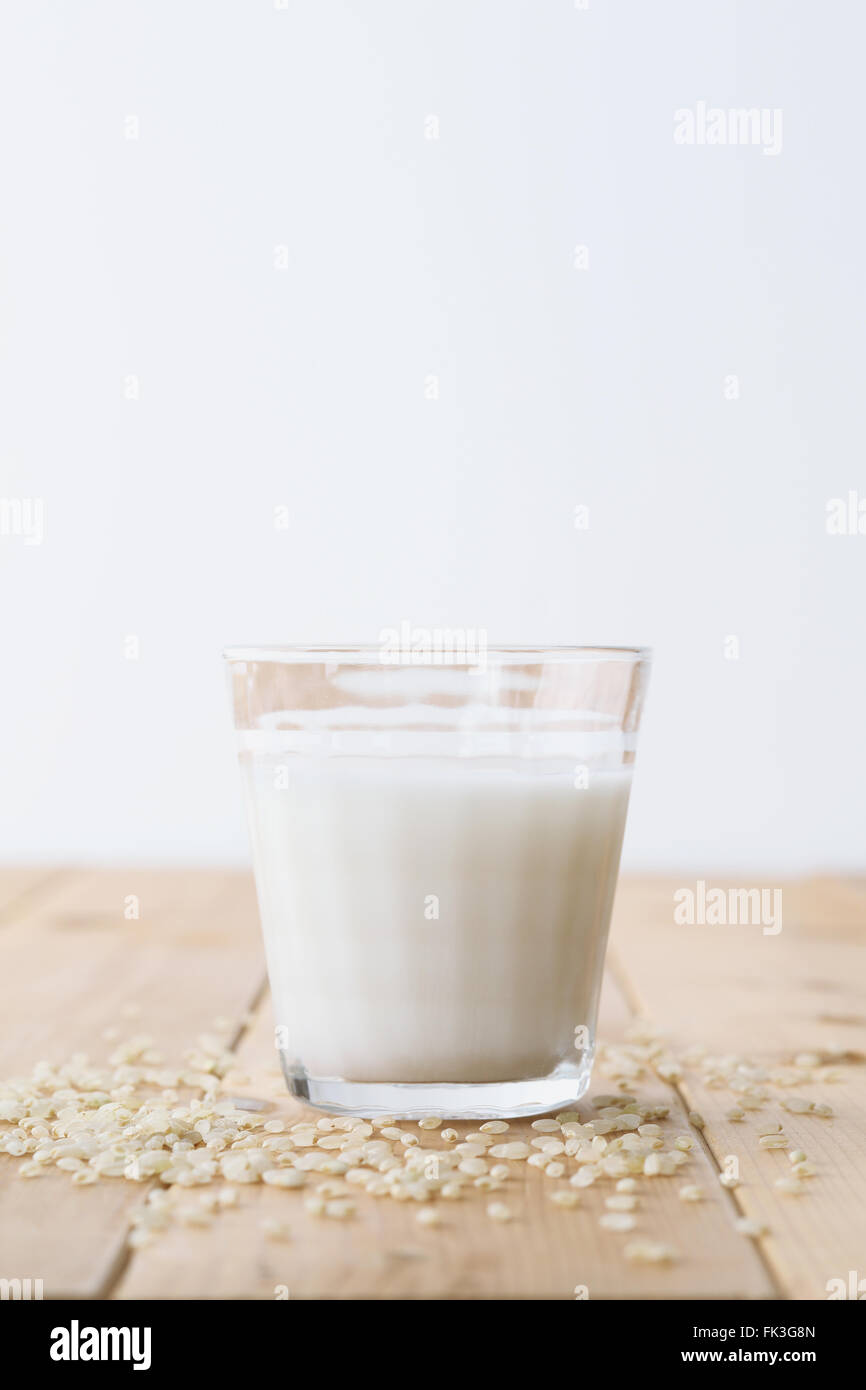 Rice and milk Stock Photo Alamy