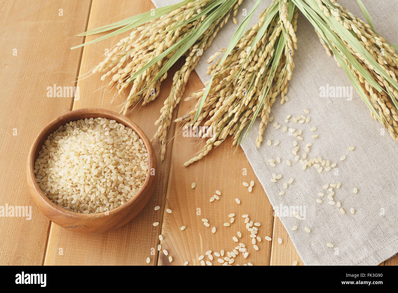 Rice and milk Stock Photo Alamy